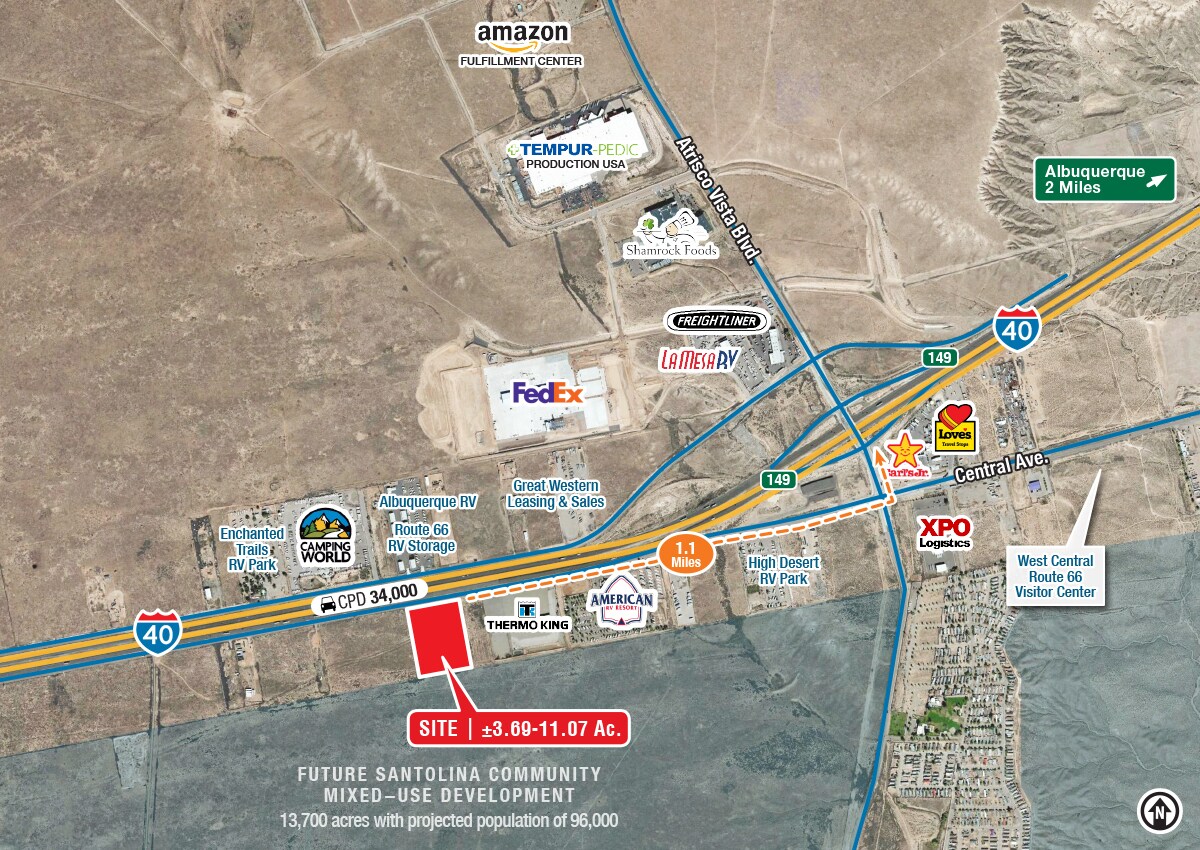 SWQ Central Ave. & Atrisco Vista Blvd. SW, Albuquerque, NM for Rent