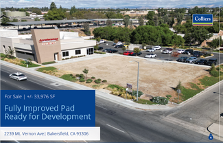 Bakersfield, CA Commercial Land - 2239 Mount Vernon Ave