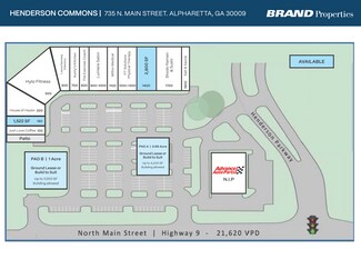 Alpharetta, GA Commercial Land - 735 N Main St