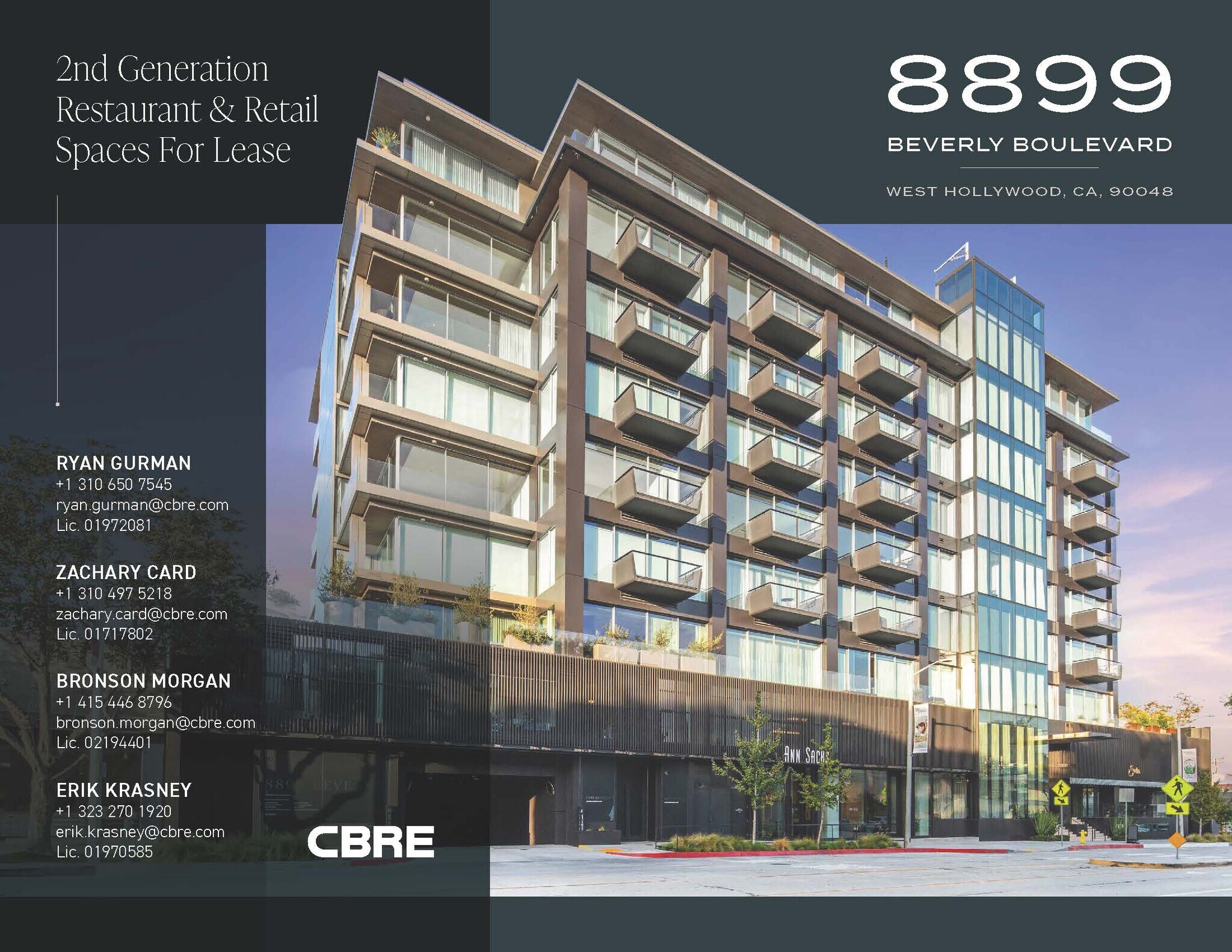 8899 Beverly Blvd, West Hollywood, CA for Rent