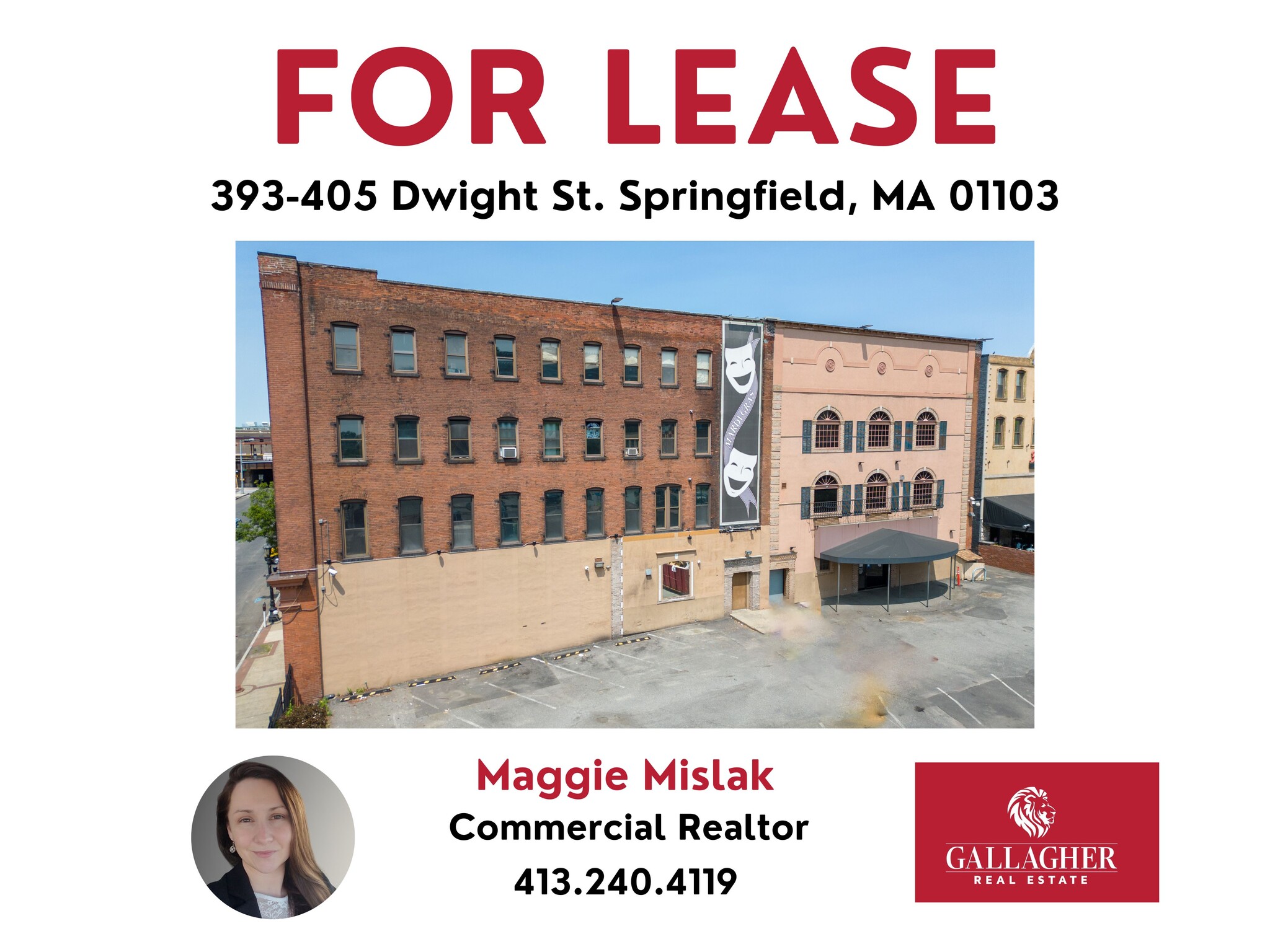 393-405 Dwight St, Springfield, MA for Rent