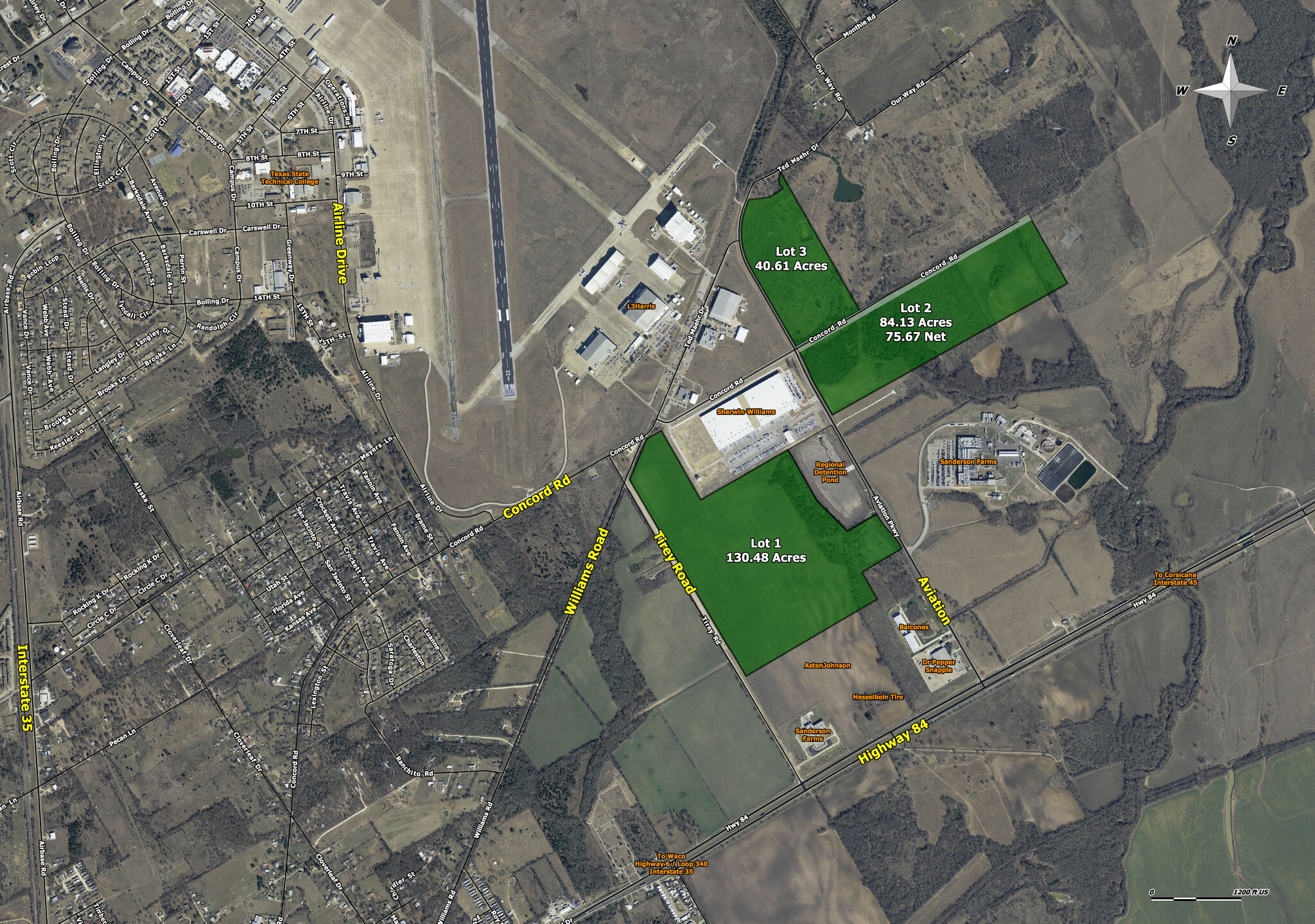 Waco International Aviation Park, Waco, TX for Sale