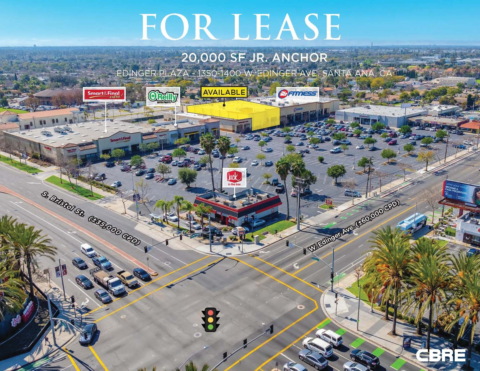 1350-1400 W Edinger Ave, Santa Ana, CA for Rent