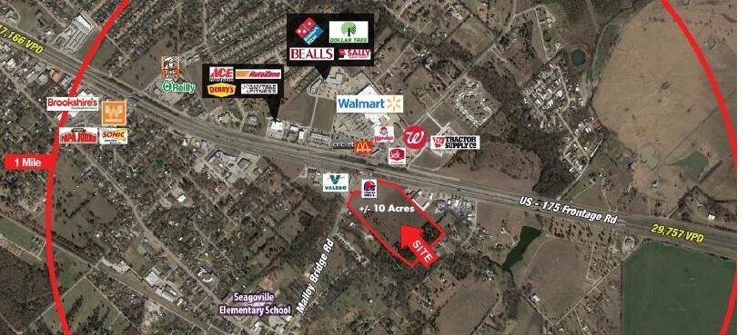 US 175 & Malloy Bridge Rd, Seagoville, TX for Rent