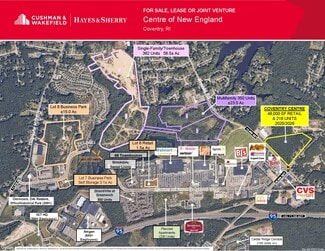 West Greenwich, RI Commercial - Center Of New England Land Parcels Multi West Greenwich, RI Commercial - Center Of New England Land Parcels Multi