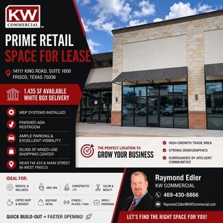 Frisco, TX Retail - 14111 King Rd