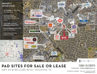 Houston, TX Commercial Land - 7200 Bellaire Blvd