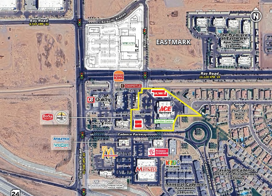 SEC Ray Rd & Ellsworth Rd, Mesa, AZ for Rent