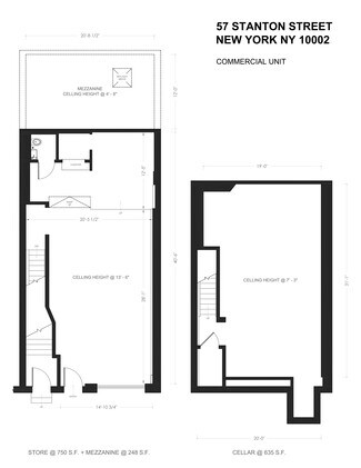 New York, NY Retail - 57 Stanton St