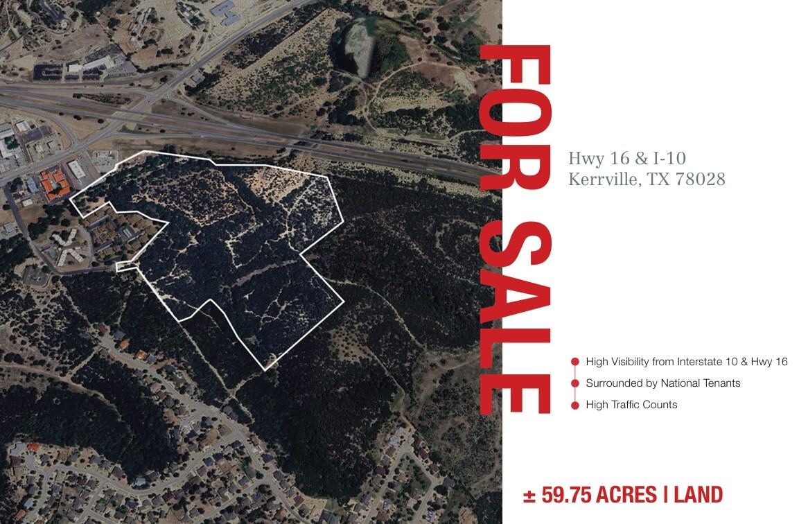 Hwy 16 & i10, Kerrville, TX for Sale