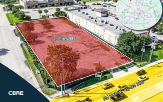 Houston, TX Commercial Land - 6809 FM 1960 West
