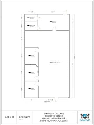 Stone Mountain, GA Retail - 6009-6023 Memorial Dr