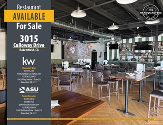 Bakersfield, CA Storefront Retail/Office - 3015 Calloway Dr