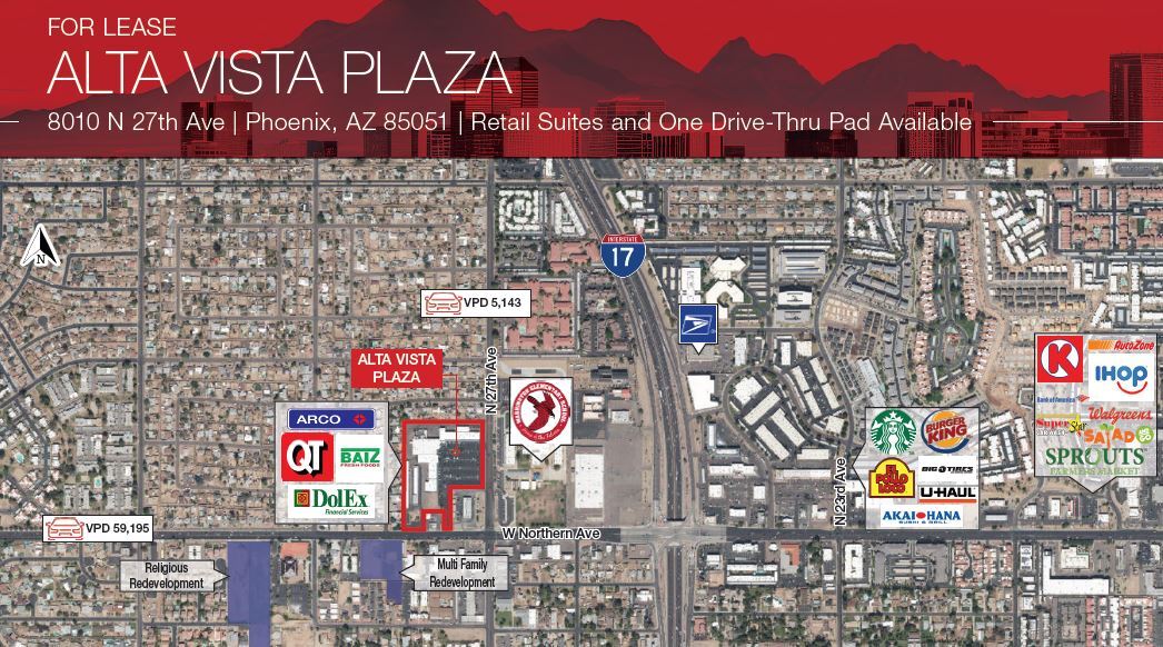 2718-2746 W Northern Ave, Phoenix, AZ for Rent