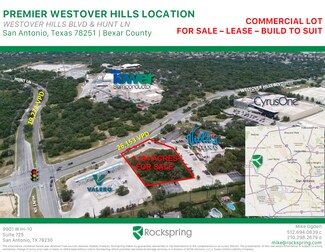 San Antonio, TX Commercial Land - Westover Hills Blvd San Antonio, TX Commercial Land - Westover Hills Blvd