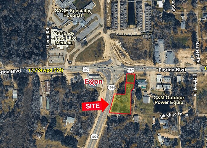 Juban Road, Denham Springs, LA for Sale