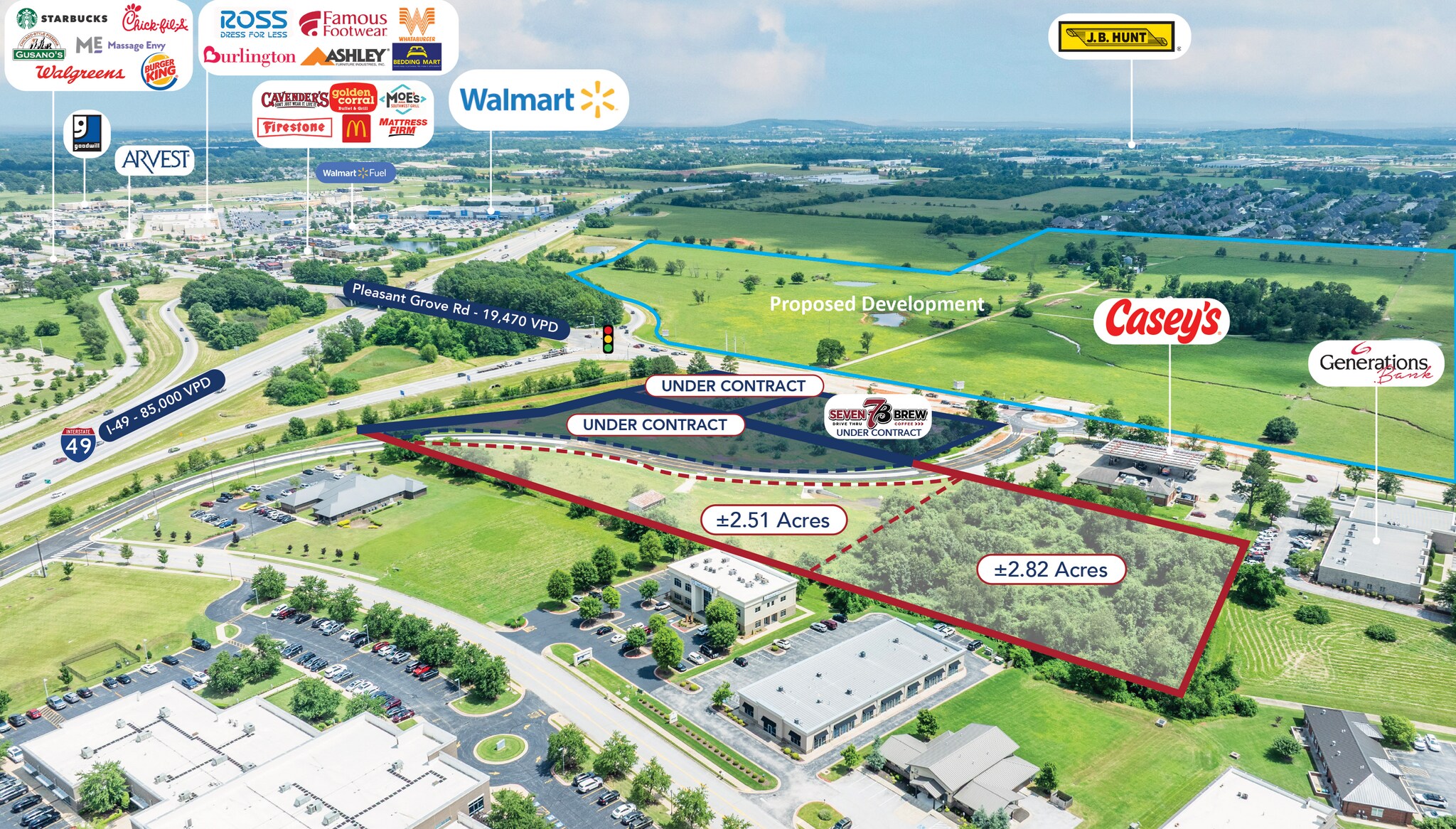 2821 W Pleasant Grove Rd, Rogers, AR for Sale