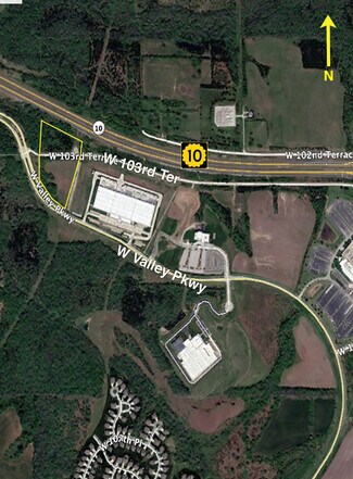 S W OF K-10 K-7 HWYS  