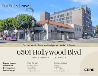 Hollywood, CA Storefront Retail/Office - 6501 Hollywood Blvd