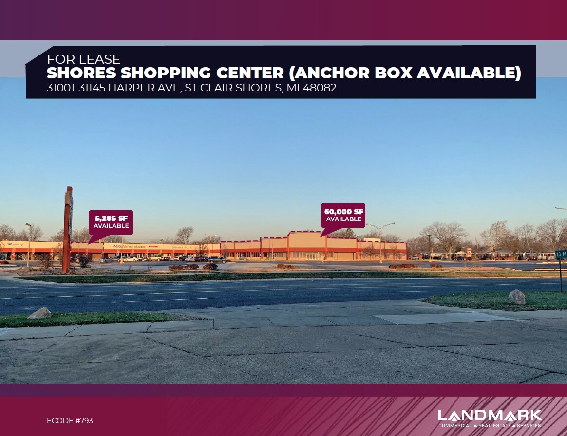 31001-31145 Harper Ave, Saint Clair Shores, MI for Rent