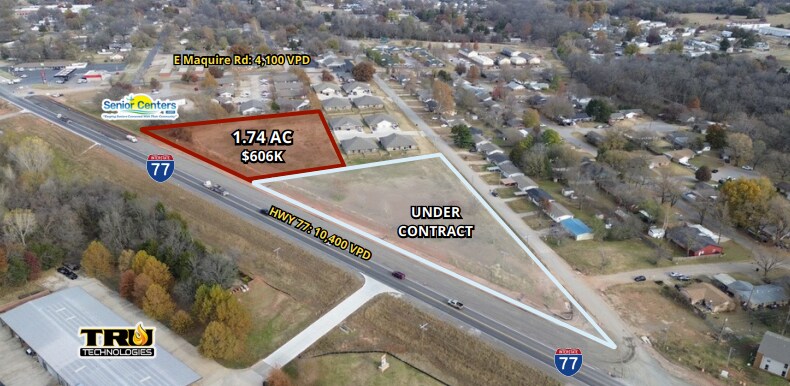 HWY 77 & S. 8th St, Noble, OK for Sale
