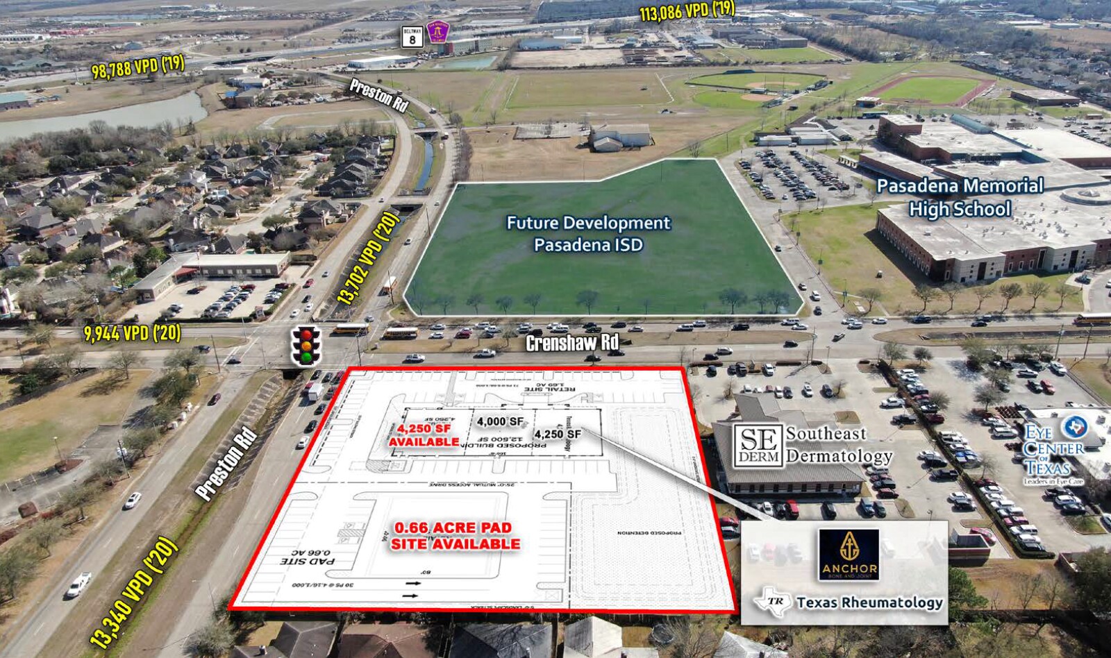 Preston Road Crenshaw Road Pasadena, TX 77504 Land Property for