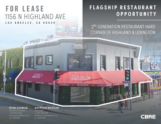 Los Angeles, CA Retail - 1156-1160 N Highland Ave