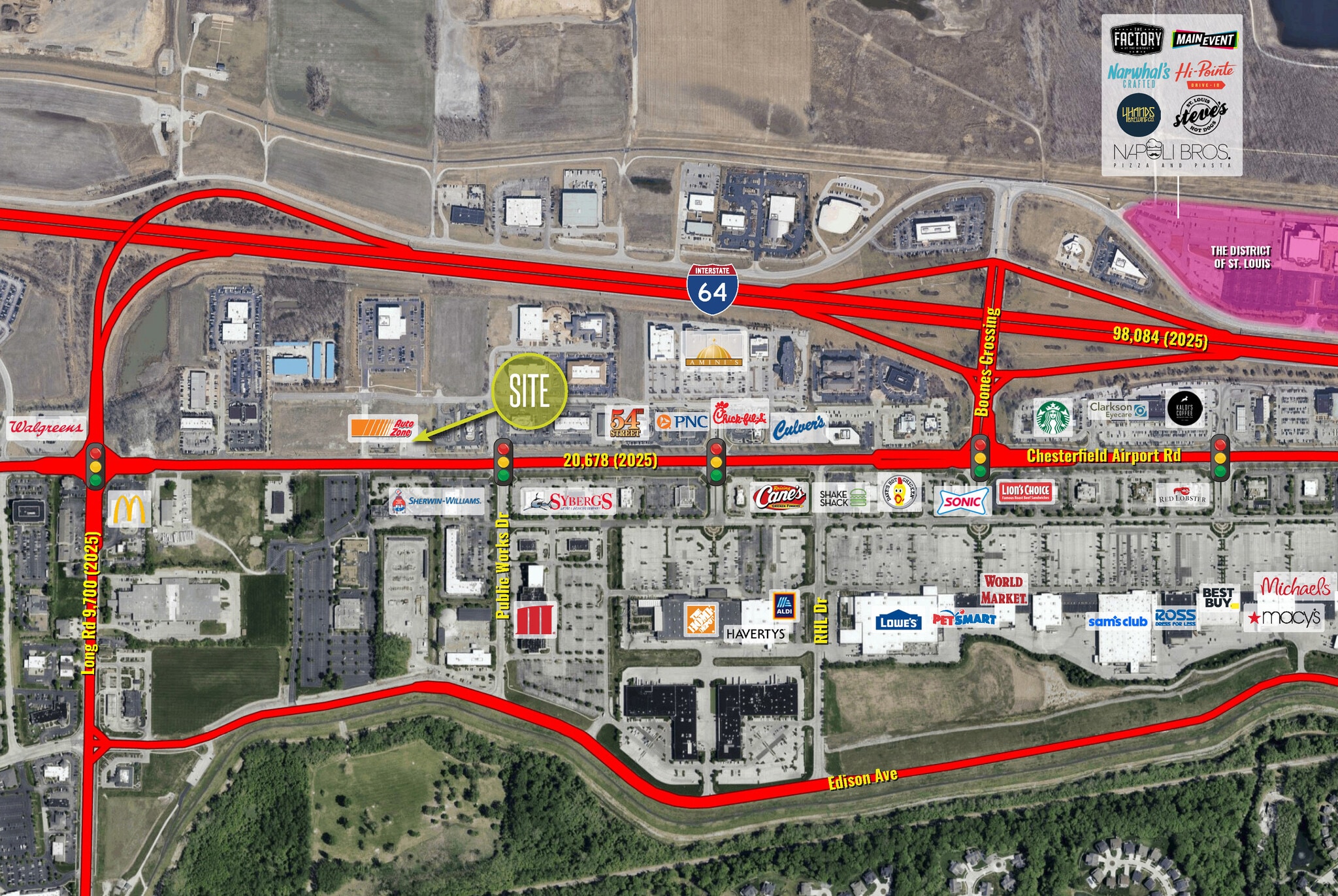17499 Chesterfield Airport Rd, Chesterfield, MO for Rent