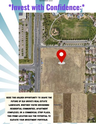 Elk Grove, CA Commercial Land - 7400 Shasta Ave