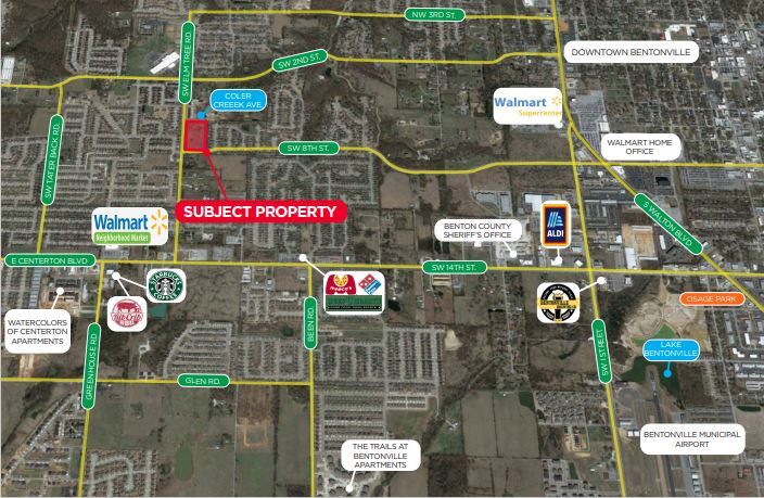 Elm Tree & SW 8th St, Bentonville, AR for Sale