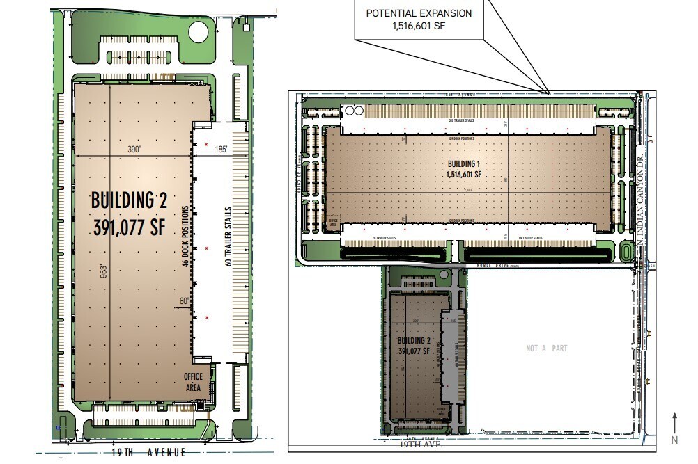 SWC N. Indian Canyon Dr & 18th Ave, North Palm Springs, CA for Rent