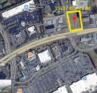 Culpeper, VA Commercial Land - 15337 Brandy Rd