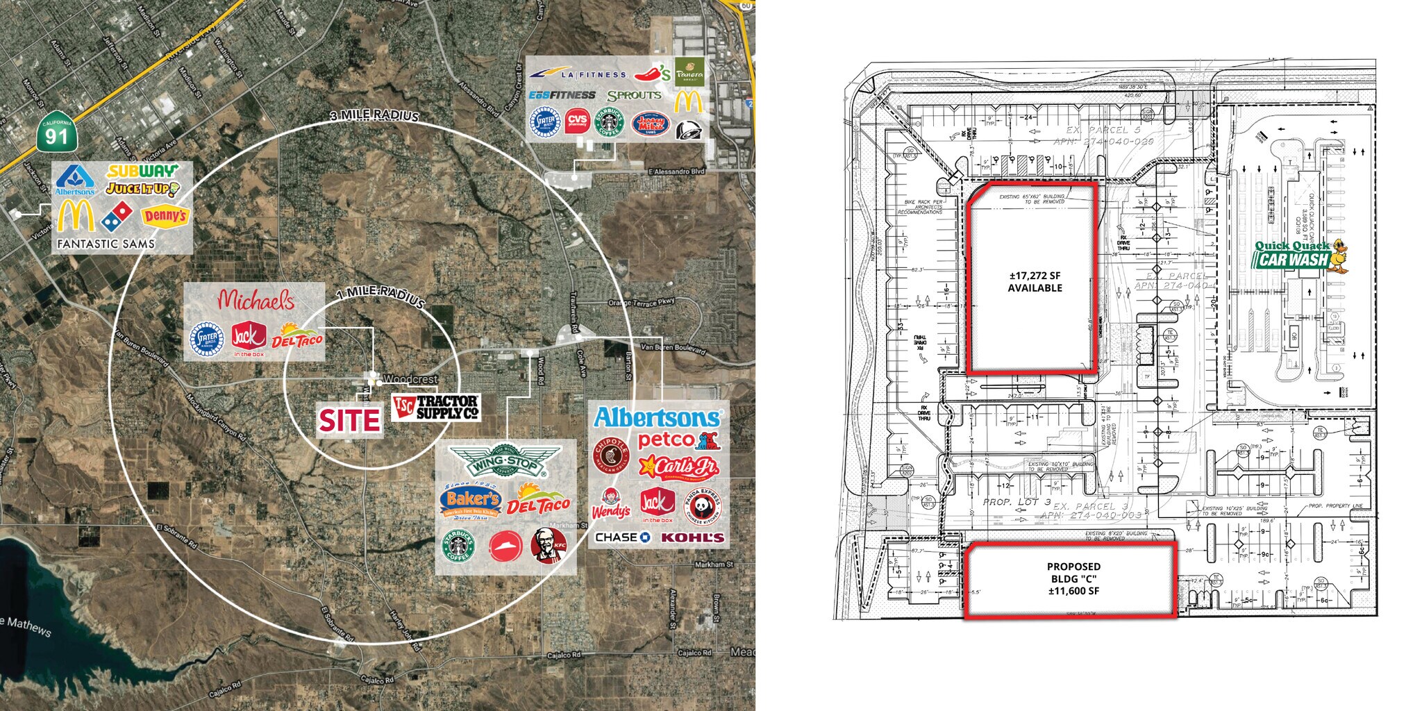 SEC Van Buren Blvd & Washington St, Riverside, CA for Rent