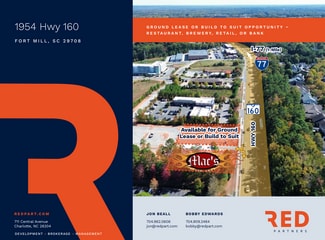 Fort Mill, SC Commercial Land - 1948 W Hwy 160 Fort Mill, SC Commercial Land - 1948 W Hwy 160