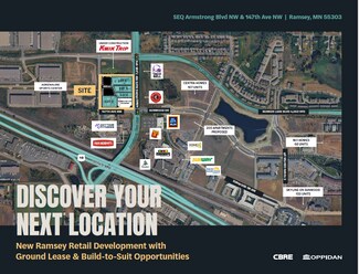 Ramsey, MN Commercial Land - 14700 Armstrong Blvd NW