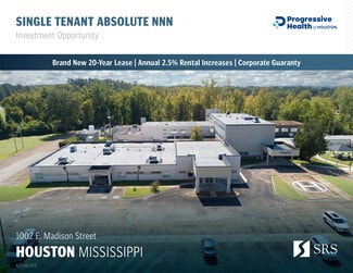 Houston, MS Hospitals - 1000-1004 E Madison St Houston, MS Hospitals - 1000-1004 E Madison St