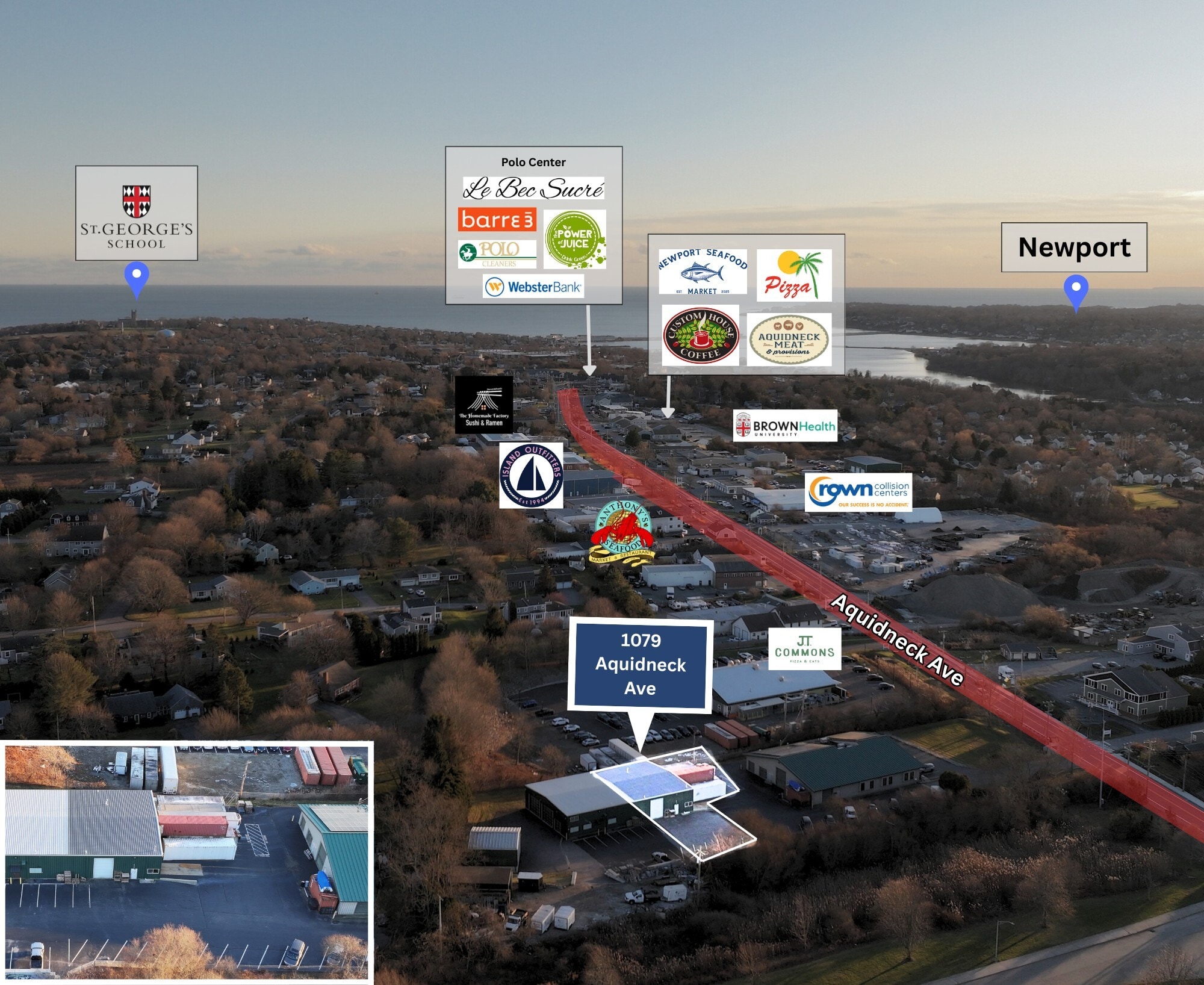 1079 Aquidneck Ave, Middletown, RI for Sale