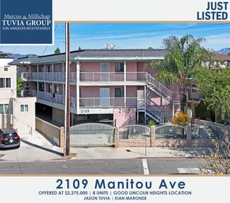 Los Angeles, CA Apartments - 2109 Manitou Ave