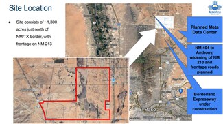 Chaparral, NM Commercial Land - 100 State Line dr
