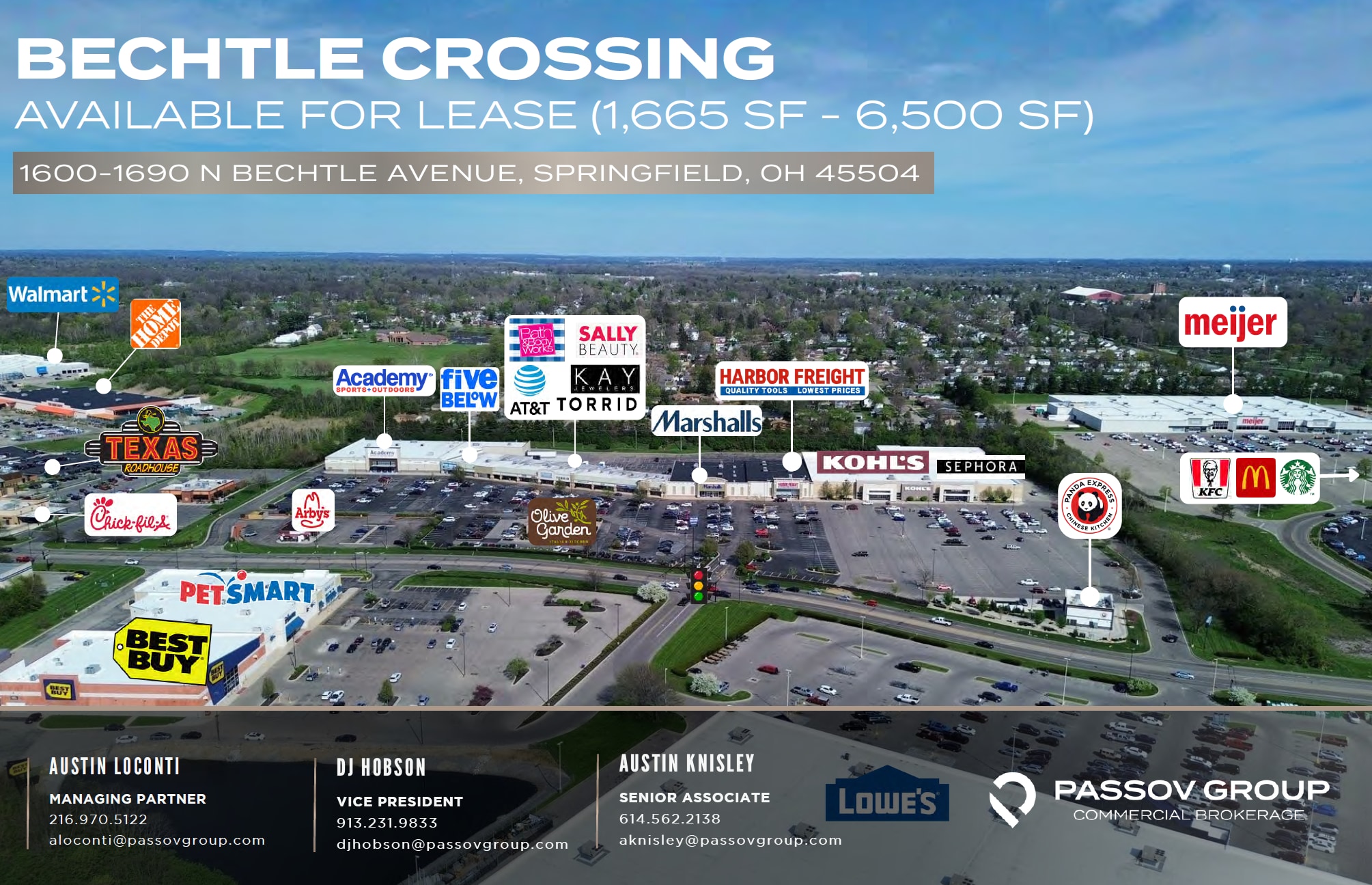 1601-1705 N Bechtle Ave, Springfield, OH for Rent