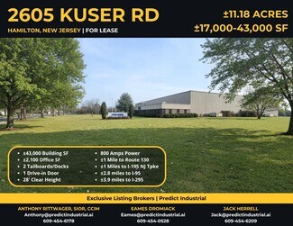 Hamilton, NJ Industrial - 2605 Kuser Rd Hamilton, NJ Industrial - 2605 Kuser Rd