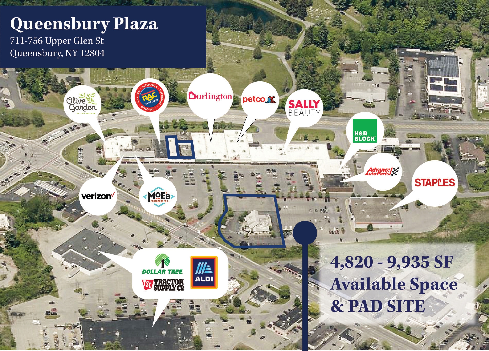 711-756 Upper Glen St, Queensbury, NY for Rent