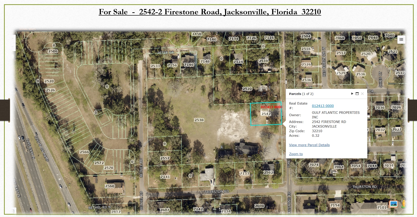 2542-2 Firestone Rd, Jacksonville, FL for Sale