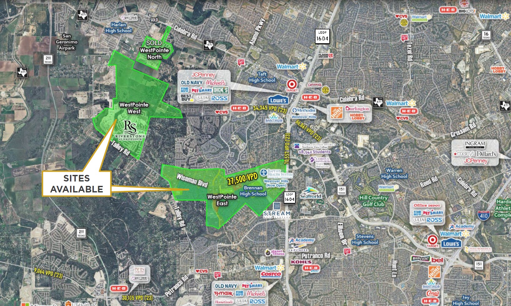 Loop 1604 & Wiseman, San Antonio, TX for Sale