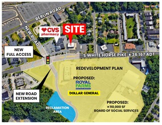 Stratford, NJ Commercial Land - 69-75 S White Horse Pike