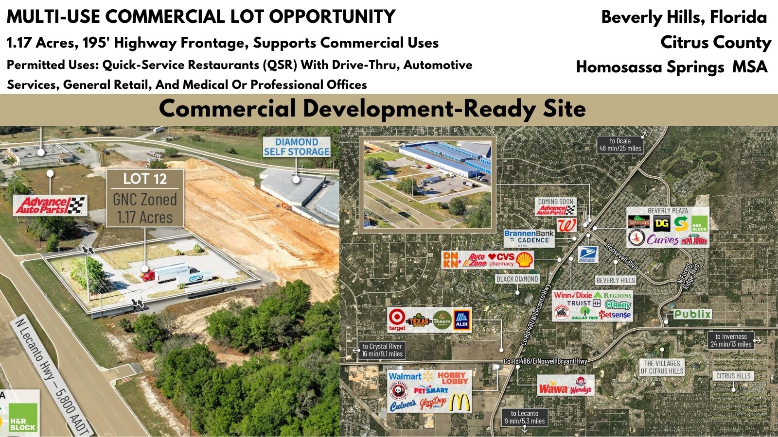 4154 Lecanto Highway, Beverly Hills, FL for Sale