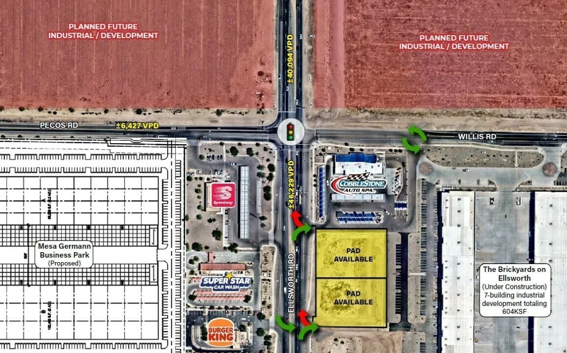 Ellsworth Rd & Pecos Rd, Mesa, AZ for Rent