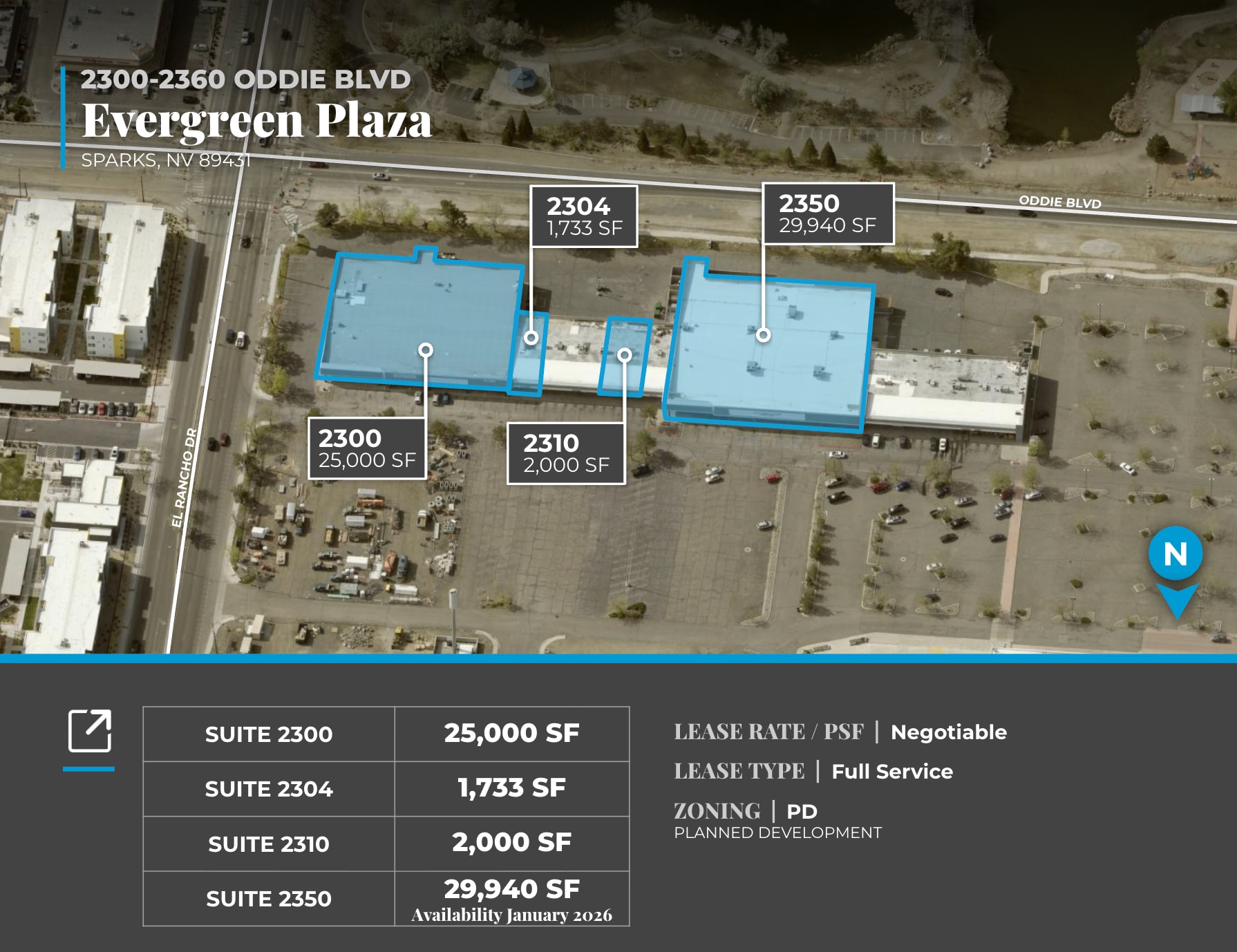 2300-2360 Oddie Blvd, Sparks, NV for Rent