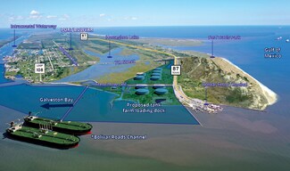 Port Bolivar, TX Commercial Land - ±257.8 Acres on Hwy 87