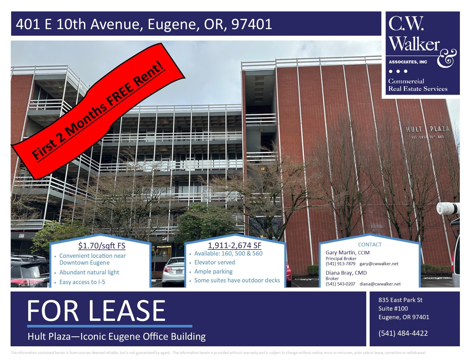 401 E 10th Ave, Eugene, OR for Rent